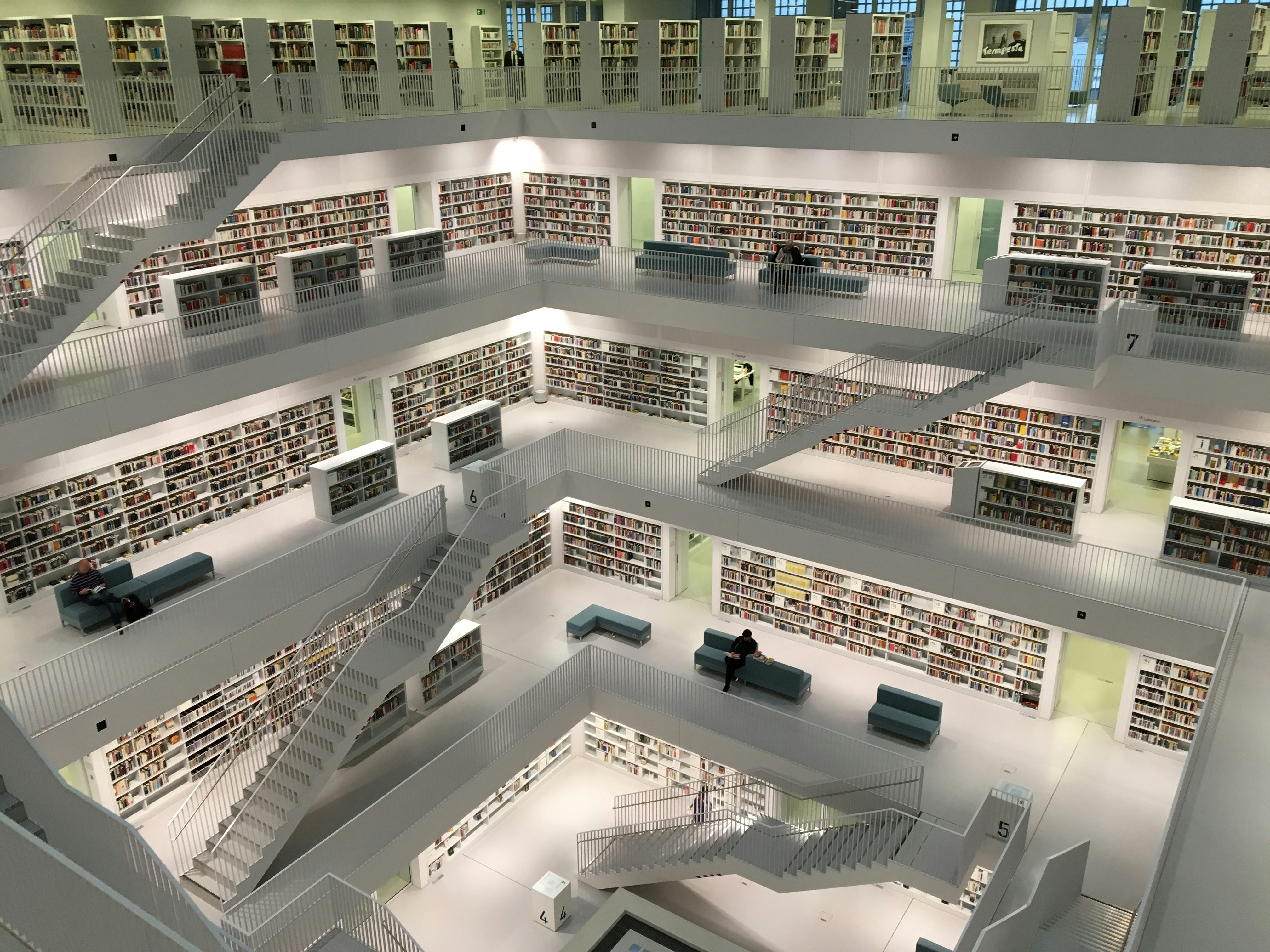 Library stacks — the local SQLite book